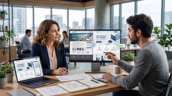 Website redesign strategy for small businesses in 2026